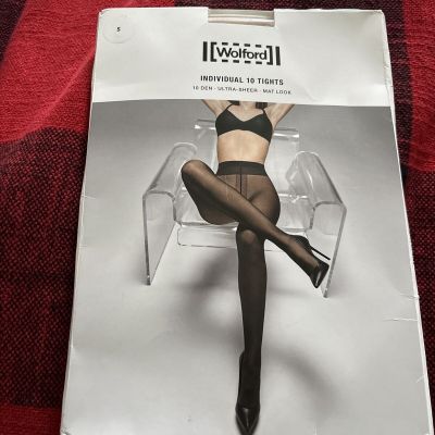 Wolford Women's US S Individual Ultra Sheer 10 Denier Tights Mat Look 18382 4273